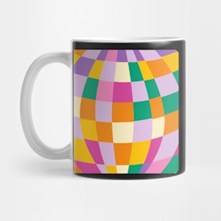 Funky Retro Squares Pattern Mug